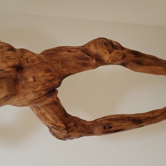 Amazing Al One Piece Wood Carved Sculpture - Picture 8 of 10